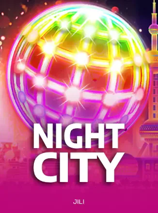 ปกเกม Night City ลูกบอลดิสโกสีสันกับเมืองยามค่ำ ประกอบบันทึกของ VF338